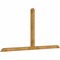 Ekena Millwork Portland Rough Sawn Timber Gable Bracket, Western Red Cedar, 108"W x 54"H x 4"D x 4"F, 12/12 Pitch GBW108X54X0404POR00RWR - alternate 5